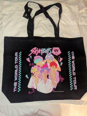 K-Pop Demon Hunters Saja Boy World Tour Tote